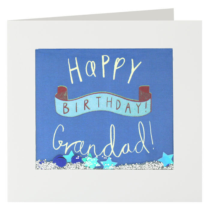 Happy Birthday Grandad Shakies Card