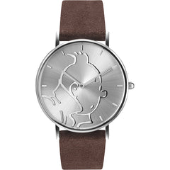 Tintin Watch- Tintin Steel and Brown