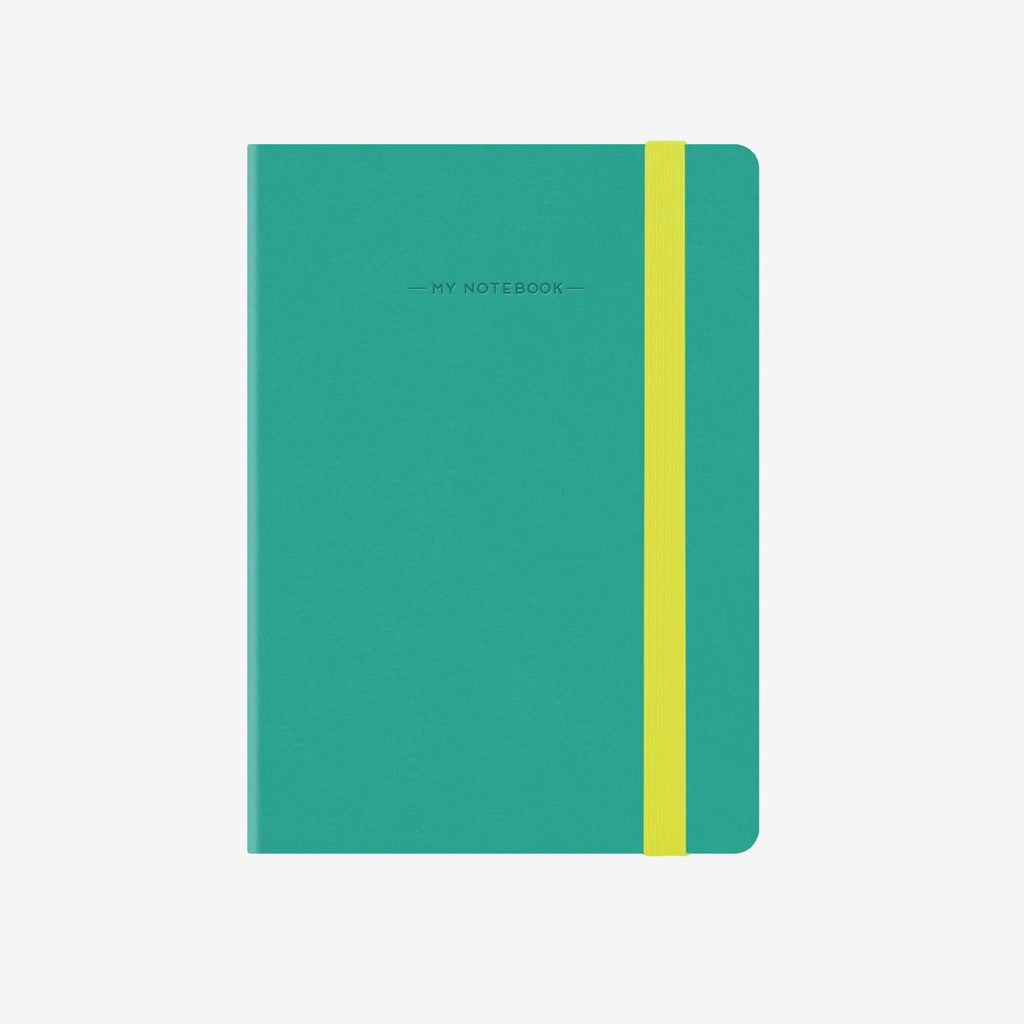 Small Lined Turquoise Notebook