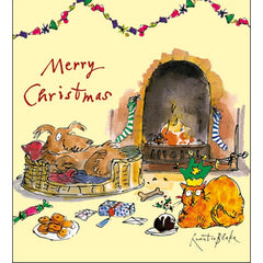Quentin Blake Pets By The Fire Charity Card Pack