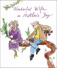 Quentin Blake Wonderful Wife on Mother's Day Card