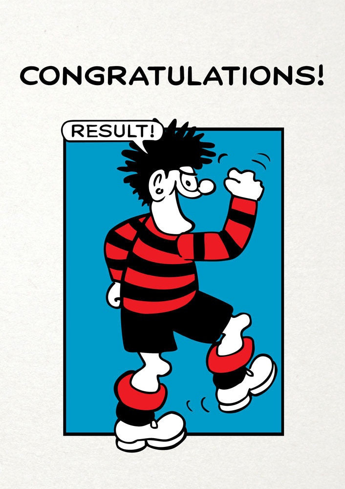 Result Dennis the Menace Congratulations Card