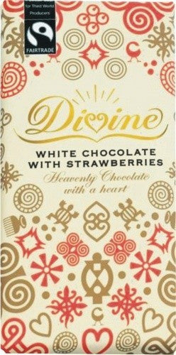 Divine White Chocolate With Strawberry
