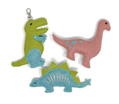 Three Felt Dinosaurs Sewing Kit