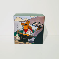 Tintin and Snowy America Metal Figure