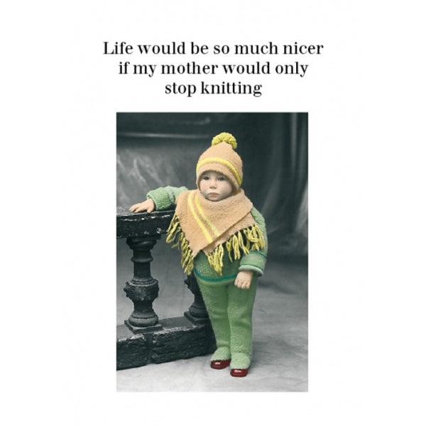 Stop Knitting Card
