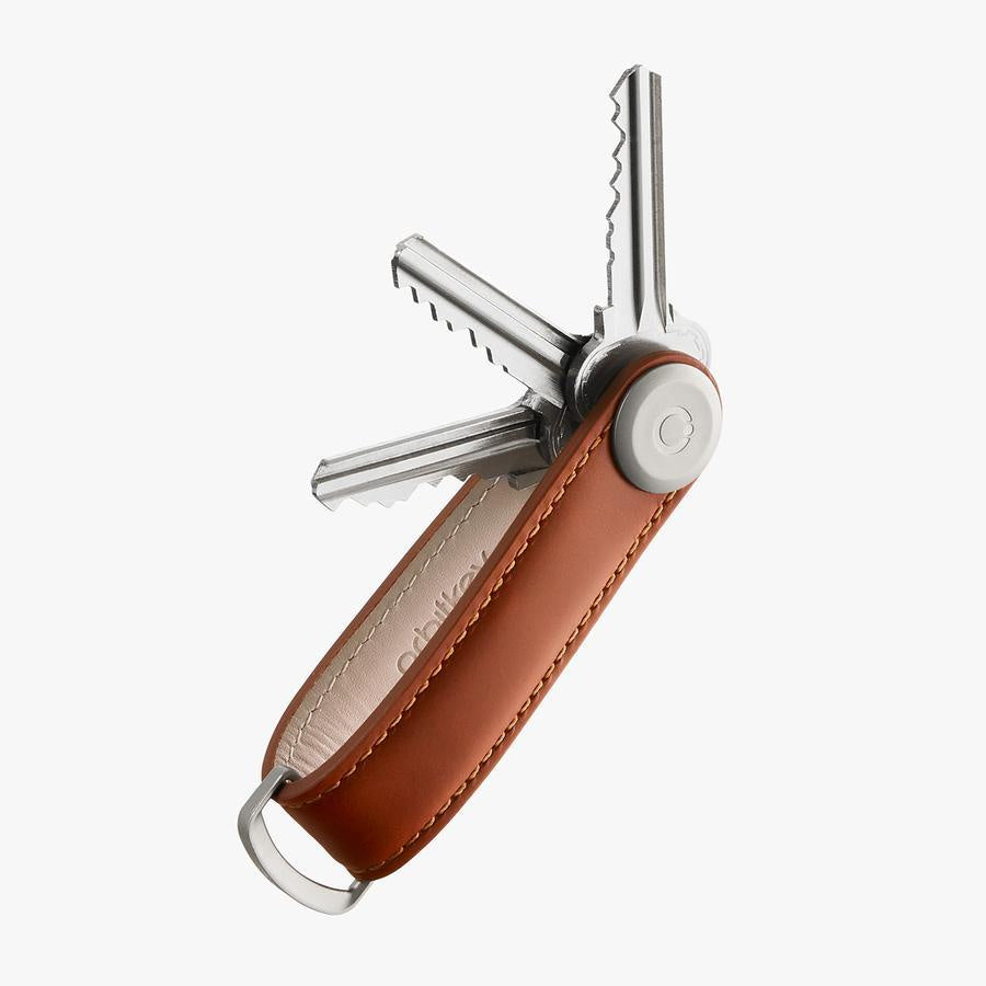Orbitkey 2.0 Leather Cognac/Tan Stitching