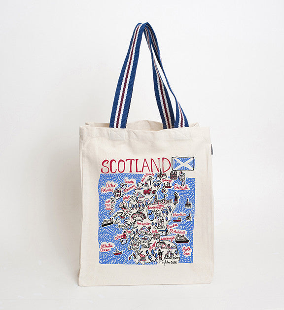 Scotland Print Tote Bag
