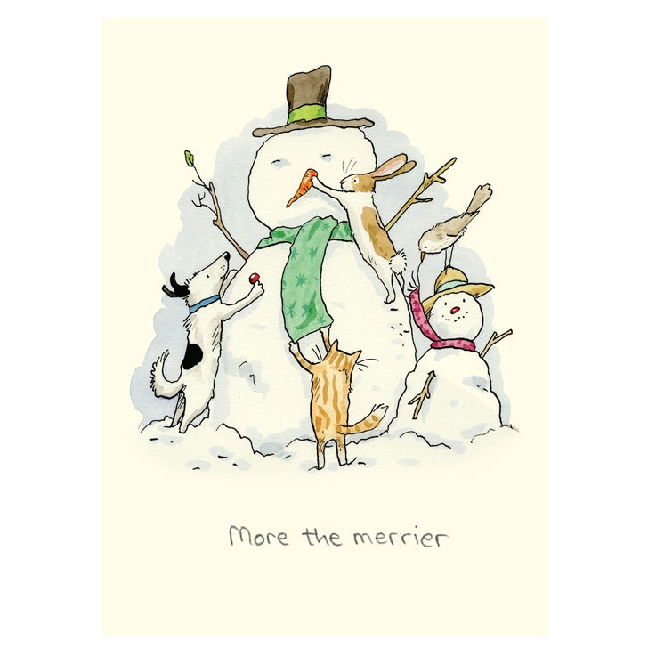 More the Merrier Christmas Card