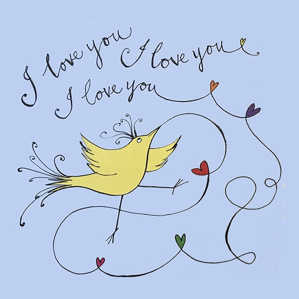 Inkybeak I Love You Card