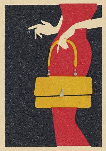 Vintage Handbag Card