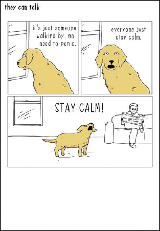 Stay Calm! Card