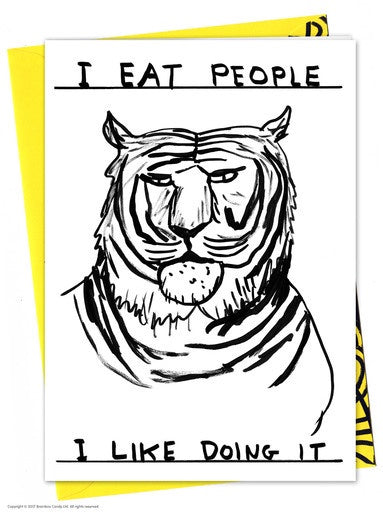 I Eat People Card