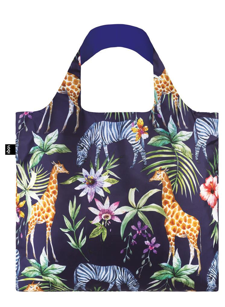 Loqi Wild Zebras Reusable Bags