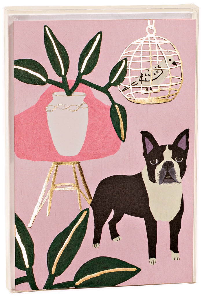 Dog and Bird Notecard Set