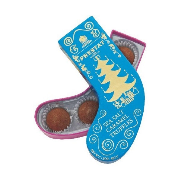 Prestat Sea Salt Caramel Truffles Stocking Box