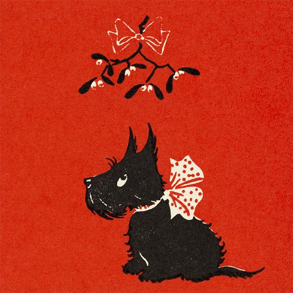 Christmas Scottie Pack of Cards