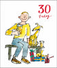 Dog & Pint Quentin Blake 30th Birthday Card