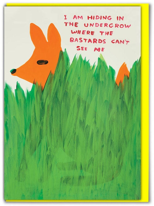 I Am Hiding Card