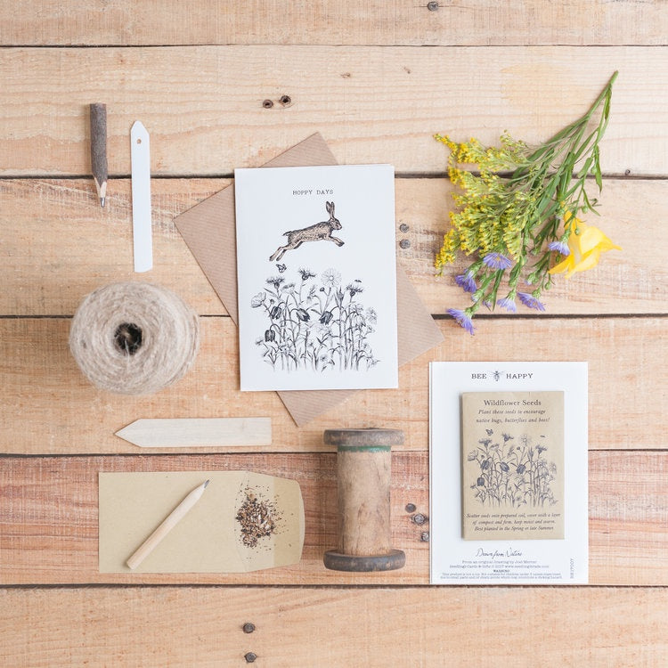 Hoppy Days Seed Card