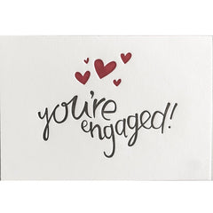 You're Engaged Letterpress Card