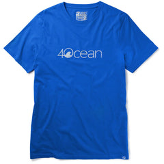 4Ocean Logo Unisex Blue T-Shirt