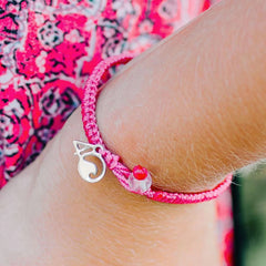 4Ocean Flamingo Braided Bracelet