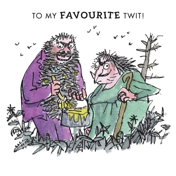 The Twits Anniversary Card