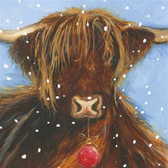 Highland Cow and Sheep Box of 16 Christmas Cards