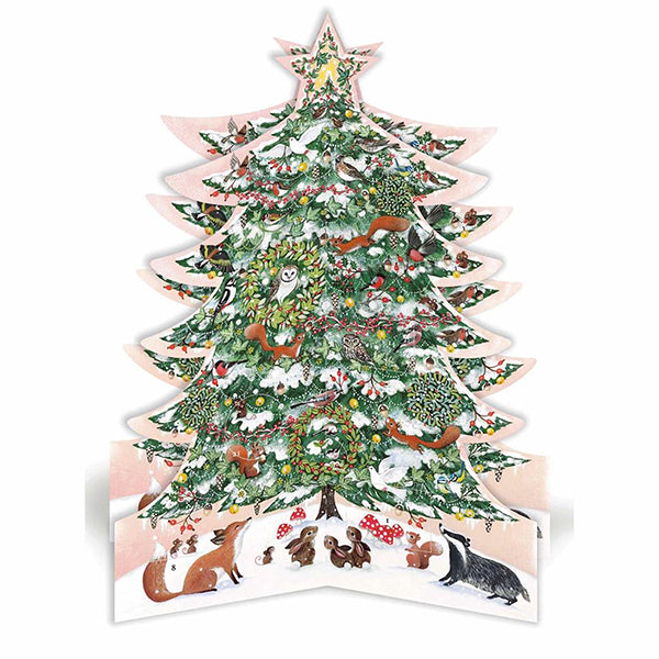 3D Christmas Tree Woodland Advent Calendar