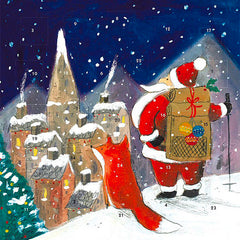 Santa Claus Advent Card