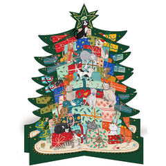Cats 3D Christmas Tree Advent Calendar