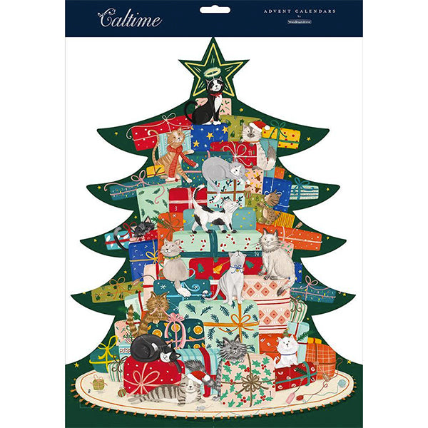 Cats 3D Christmas Tree Advent Calendar