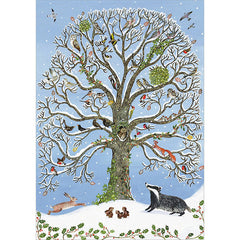 Woodland Animals RSPB Charity Box of 20 Christmas Cards