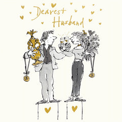 Quentin Blake Dearest Husband Card