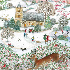 Church Scene Advent Calendar