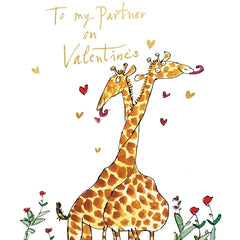 To My Partner on Valentines Card