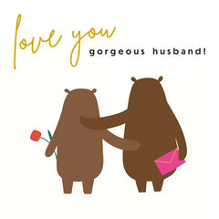 Love You Gorgeous Husband Card