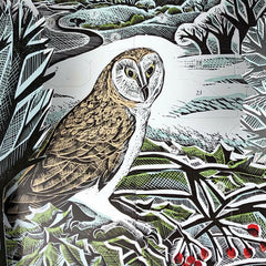 Owl in Winter Advent Calendar by Angela Harding
