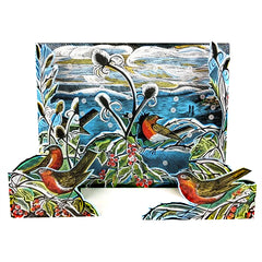Midwinter Robins Advent Calendar by Angela Harding
