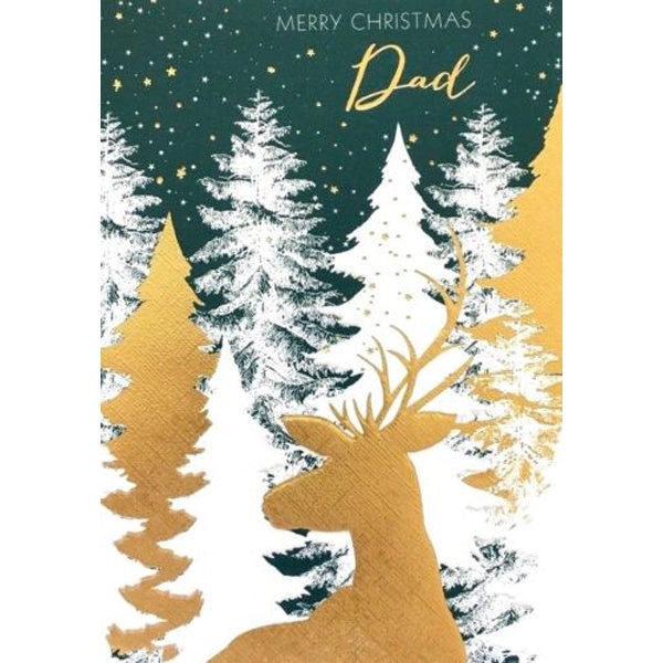 Brilliant Dad Reindeer Christmas Card