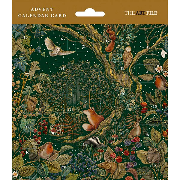 Secret Garden Advent Card