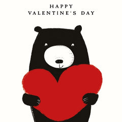 Heart Bear Valentine’s Day Card