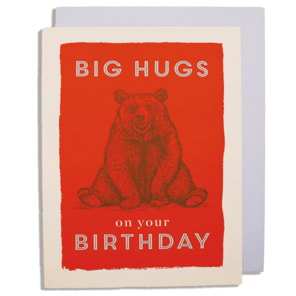 Happy Birthday Big Hugs Card