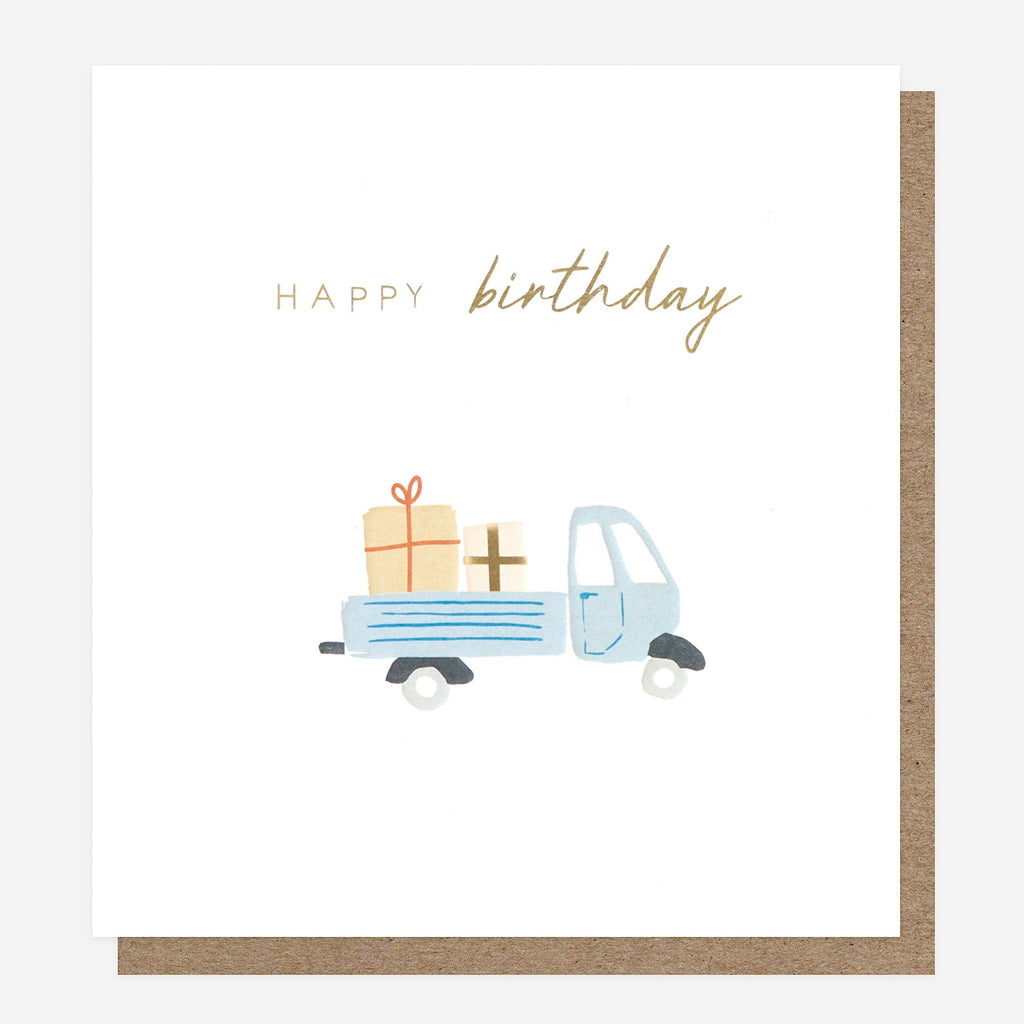 Happy Birthday Truck Card