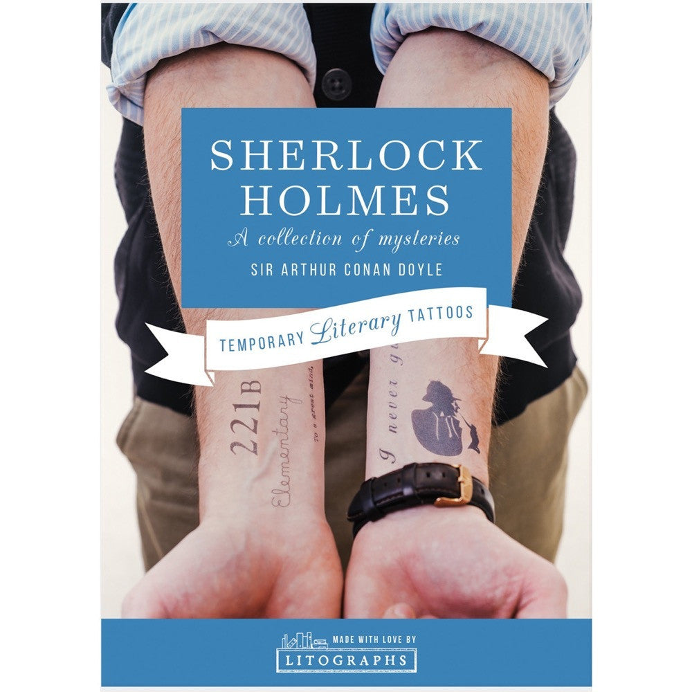 Sherlock Holmes Temporary Tattoos Set