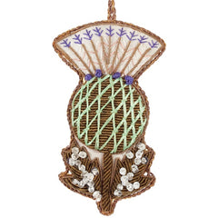 Sequined Thistle Decoration