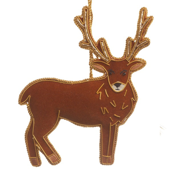 Stag and Tartan Decoration