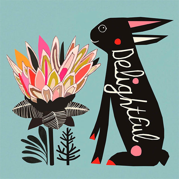 Delightful Bunny Card