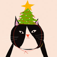 Tree Hat Christmas Card